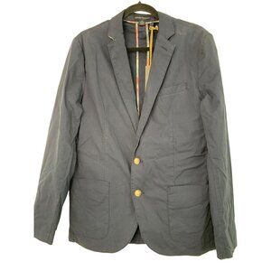 Mens 40R Tailor Vintage Navy Blazer Sport Coat Cotton Stretch NWT 7646